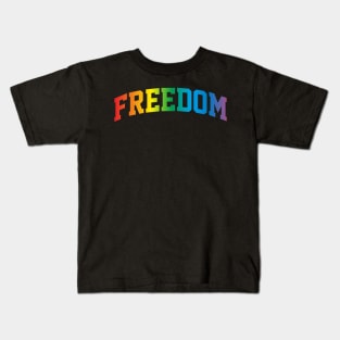 freedom full colors Kids T-Shirt